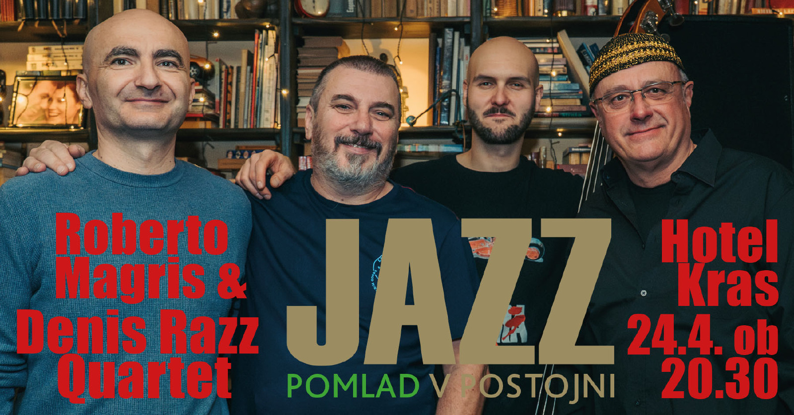 Roberto Magris & Denis Razz Quartet // predstavitev albuma In Action