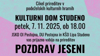 Za vas: Pozdrav jeseni - Studeno