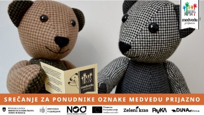 Vabilo na srečanje Medvedu prijaznih ambasadorjev in lokalnih ponudnikov