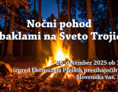 Nočni pohod z baklami na sv. Trojico