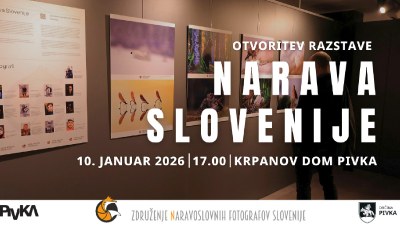 Otvoritev razstave Narava Slovenije Otvoritev razstave Narava Slovenije
