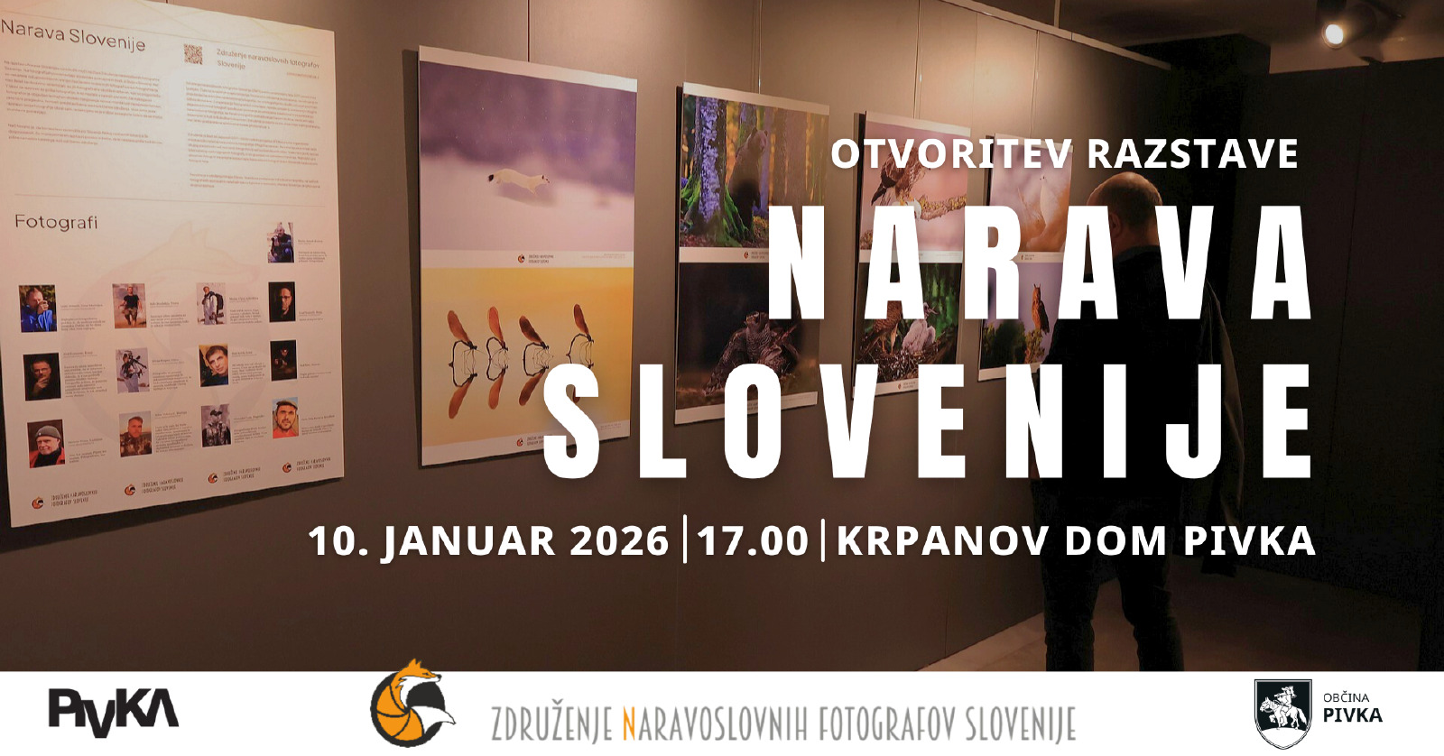 Otvoritev razstave Narava Slovenije