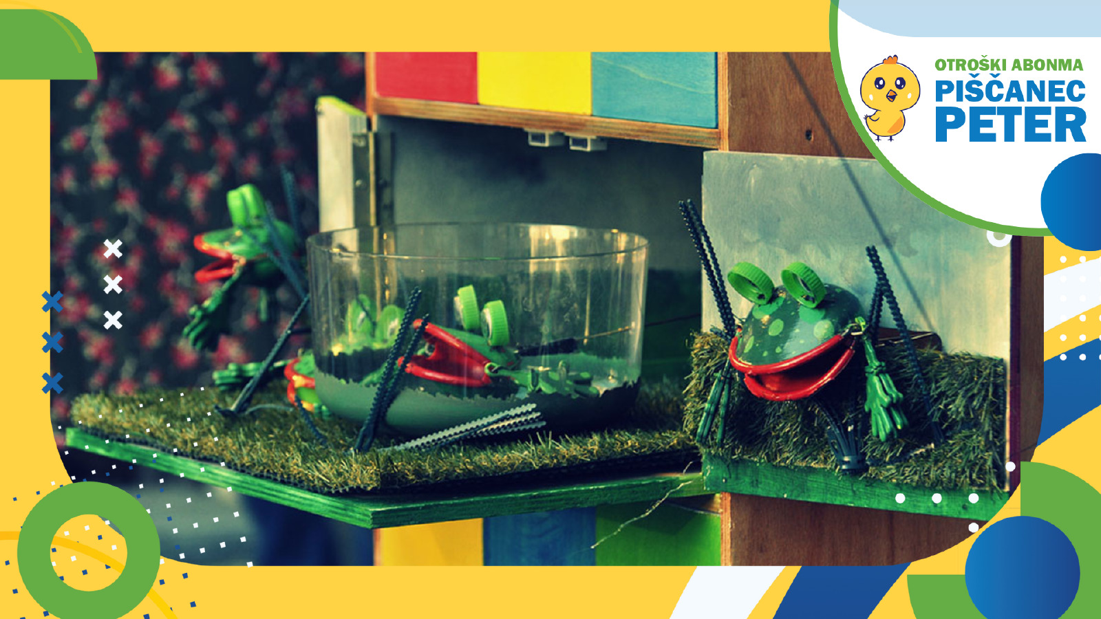 Otroška predstava Mehurčki + ustvarjalna delavnica Čudežni svet žuželk