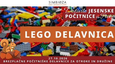 Vive las vacaciones de otoño en Pivka: Taller gratuito de LEGO durante las vacaciones