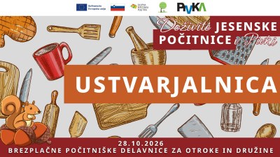 Vive las vacaciones de otoño en Pivka: Taller gratuito de vacaciones Tvornica