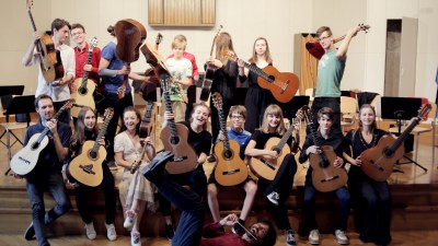 Zaključni koncert udeležencev poletne šole na 12. Tednu kitare v Postojni