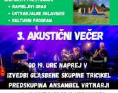 Družinski dan ter akustični koncert skupine Tricikel Družinski dan ter akustični koncert skupine Tricikel