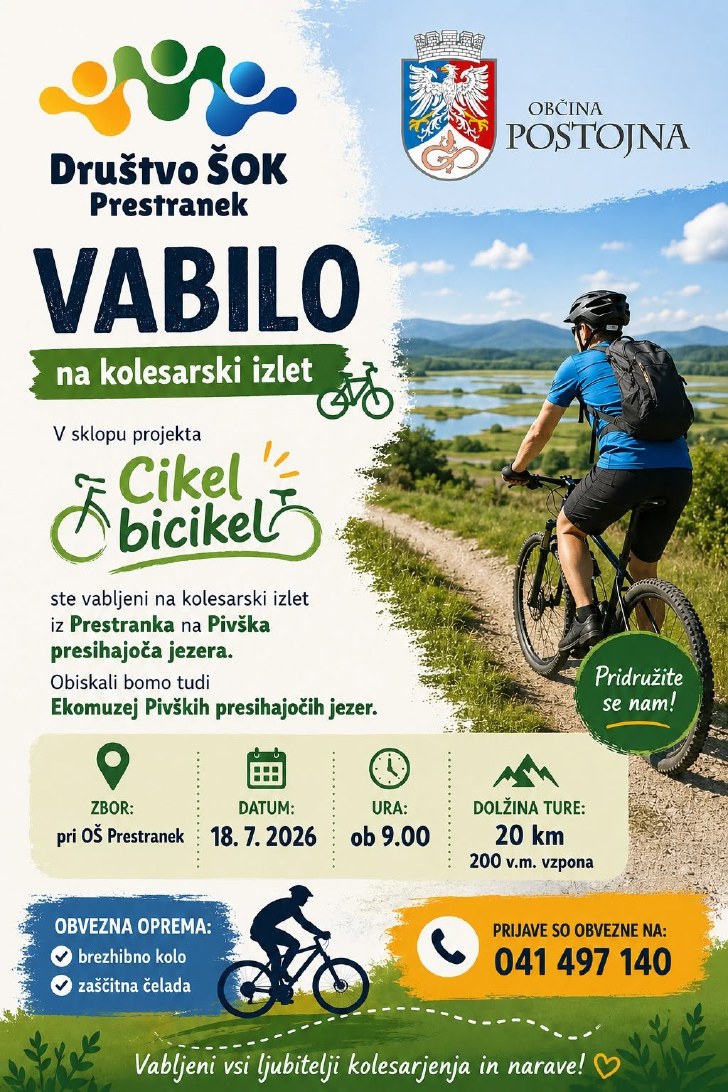 Radtour zu den intermittierenden Seen