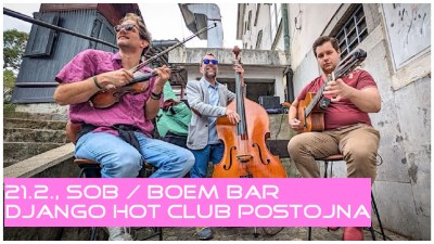 Django Hot Club Postojna / Gypsy swing in manouche + Open session Django Hot Club Postojna / Gypsy swing in manouche + Open session