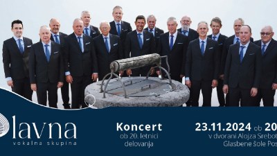 Koncert ob 20 letnici vokalne skupine Slavna