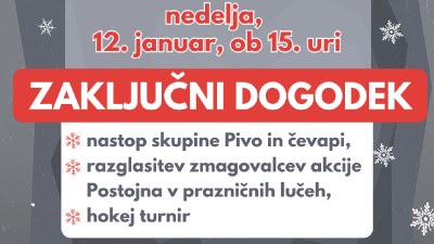 Zaključek drsališča Zaključek drsališča