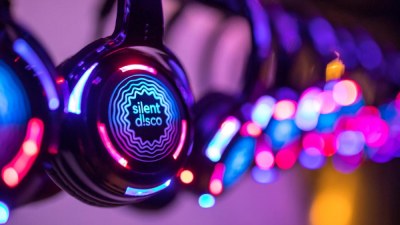 Silent disco na ledu