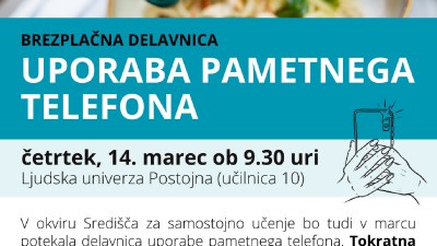 Delavnica: Uporaba pametnega telefona