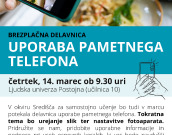 Delavnica: Uporaba pametnega telefona