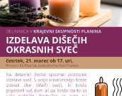 Delavnica v KS Planina: Izdelava okrasnih dišečih sveč