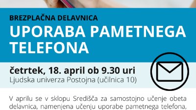 Mesečna delavnica: Pametni telefon