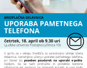 Mesečna delavnica: Pametni telefon