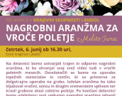 Delavnica v KS Landol: Nagrobni aranžma za vroče poletje