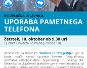 Brezplačna delavnica: Uporaba pametnega telefona