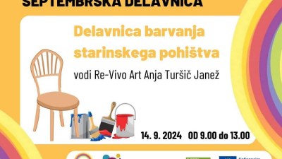 Delavnica barvanja starinskega pohištva