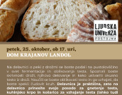 Delavnica v KS Landol: Peka kruha z drožmi