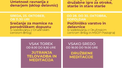 Počitniško varstvo in delavnice
