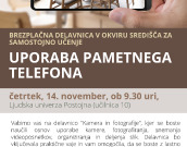 Brezplačna delavnica: Uporaba pametnega telefona