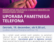 Brezplačna delavnica: Uporaba pametnega telefona