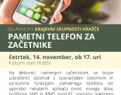 Delavnica v KS Hrašče: Pametni telefon za začetnike