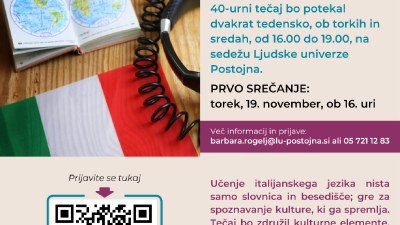 Začetni tečaj italijanščine (izvedba 2)