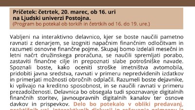 Načrtovanje družinskega proračuna