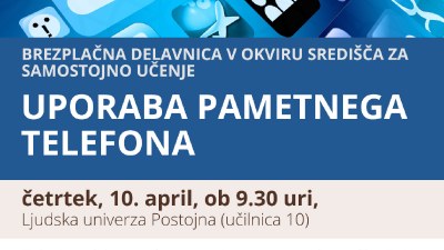 Uporaba pametnega telefona- uporaba aplikacij