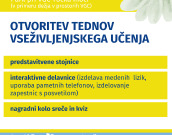Otvoritev tednov vseživljenjskega učenja Otvoritev tednov vseživljenjskega učenja
