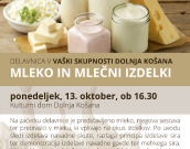 Delavnica v VS Dolnja Košana: Mleko in mlečni izdelki