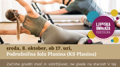 Delavnica v KS Planina: Moč in vzdržljivost ne glede na starost
