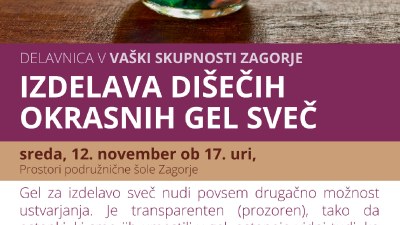 Izdelava dišečih okrasnih gel sveč