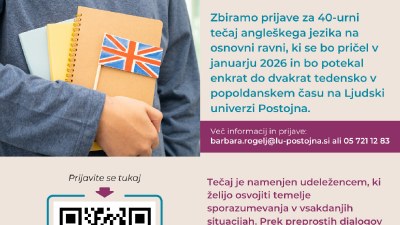Tečaj angleškega jezika (osnovna raven)