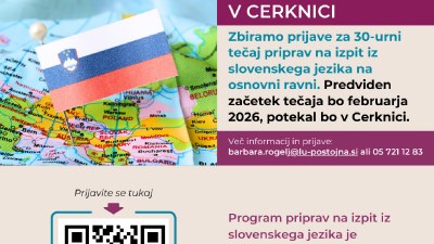 Priprave na izpit iz slovenskega jezika (Cerknica)