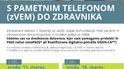 Delavnica: S pametnim telefonom do zdravnika