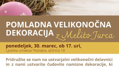 Pomladna velikonočna delavnica