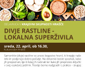 Delavnica v KS Hrašče: Divje rastline- lokalna superživila