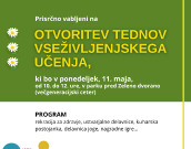 Otvoritev Tednov vseživljenjskega učenja 2026