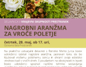 Delavnica v KS Prestranek: Nagrobni aranžma za vroče poletje