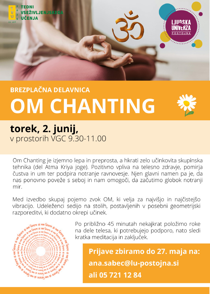 Delavnica: OM chanting