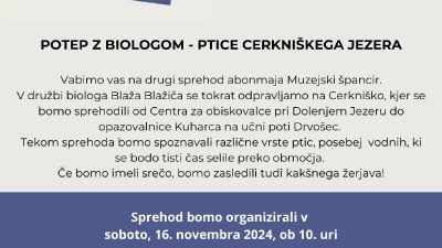 Potep z biologom (abonma Muzejski špancir)