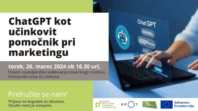 ChatGPT kot učinkovit pomočnik pri marketingu