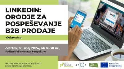 Delavnica Linkedin: Orodje za pospeševanje B2B prodaje