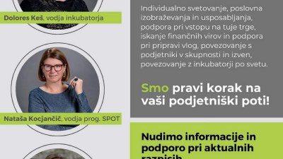 Brezplačne podjetniške delavnice, programi, podjetniško svetovanje