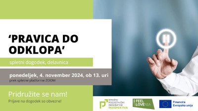 Spletna delavnica: 'Pravica do odklopa'