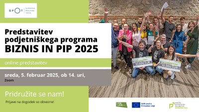 Predstavitev programa Biznis in PIP 2025